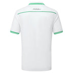 Automobili Lamborghini Squadra Corse Men's Travel Polo Shirt - Orange/White/Green Polos Automobili Lamborghini 