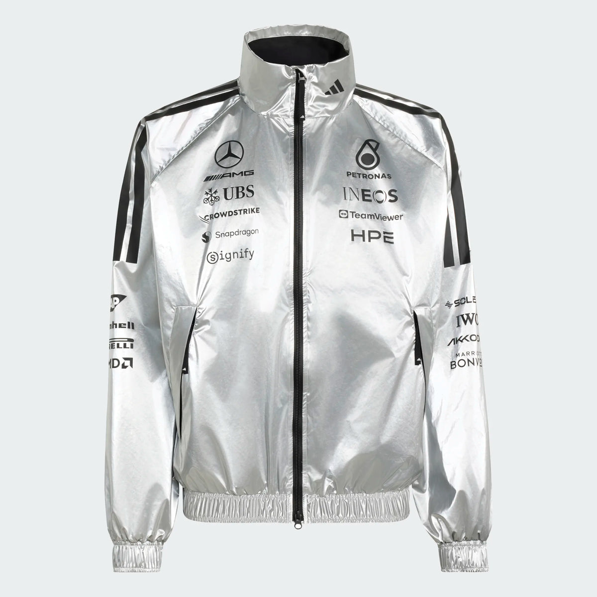 Mercedes - AMG Petronas Formula One 2026 Men's Team Jacket - Silver
