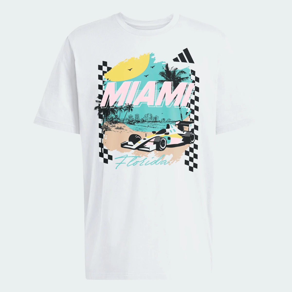 Formula 1 x Adidas F1 Miami Race Car T-Shirt - White – CMC Motorsports®