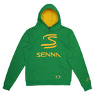 Ayrton Senna F1 Legacy Pullover Hoodie - Blue/Green/Yellow Hoodies Ayrton Senna XS Green 
