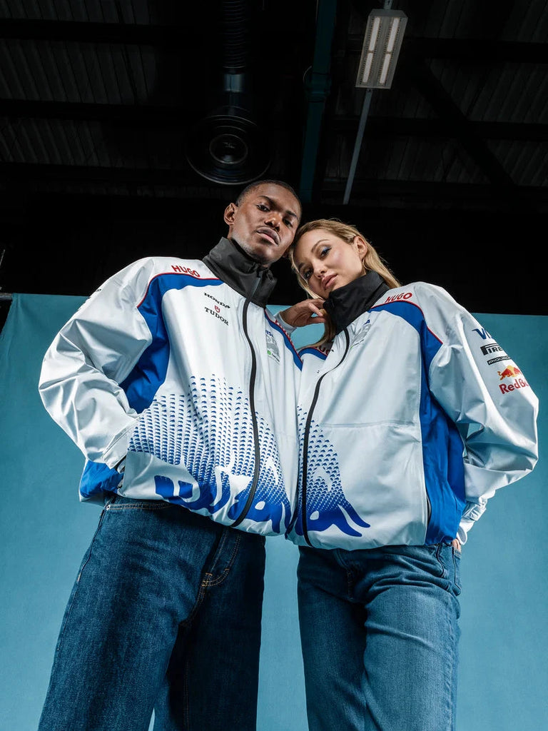 Visa Cash App RB F1 2025 Rain Jacket - White Jackets Visa Cash App RB 