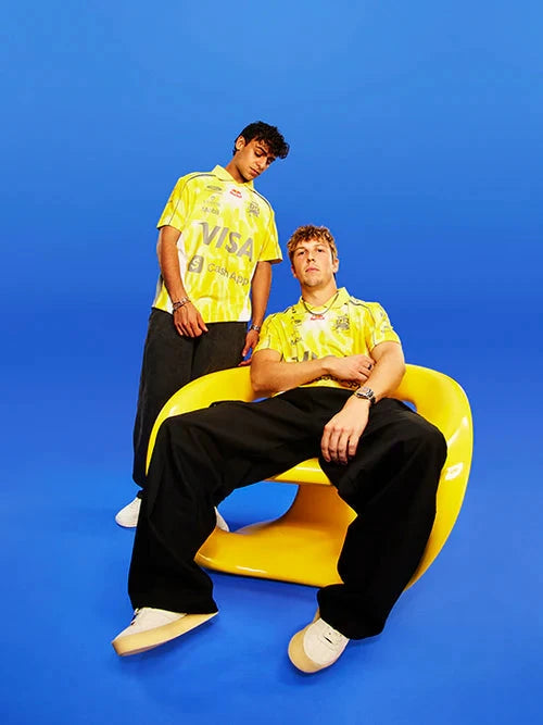 Visa Cash App RB F1 2026 Men's Special Edition Miami GP Team Polo Shirt - Yellow Polos Visa Cash App RB 
