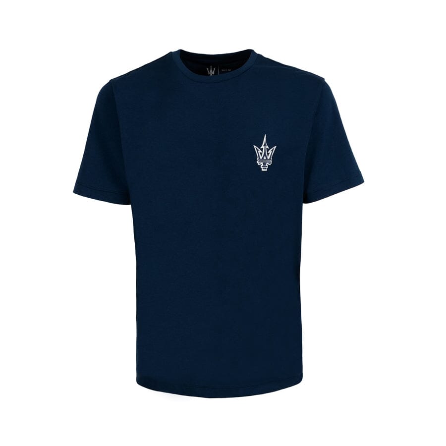 Maserati Trident Logo T-Shirt - Navy – CMC Motorsports®