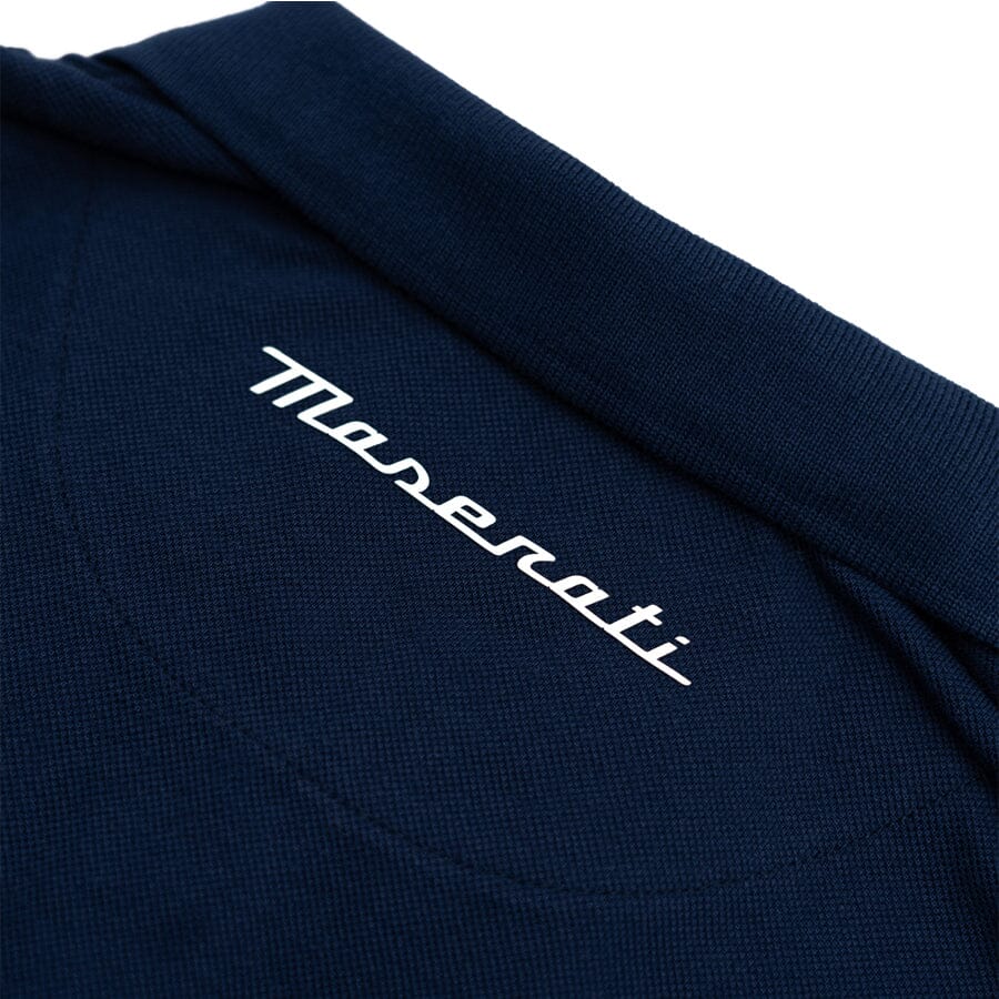 Maserati Trident Logo Polo Shirt - Navy Polos Maserati 