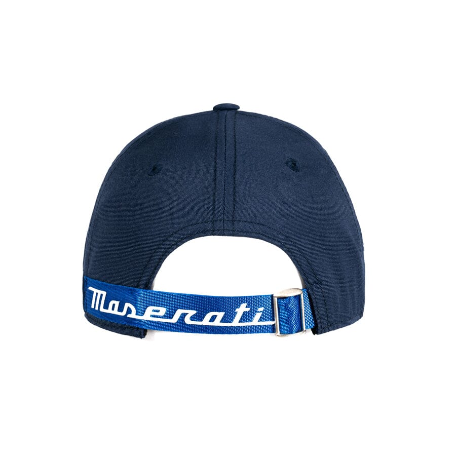 Maserati Trident Patch Baseball Hat - Blue Hats Maserati 