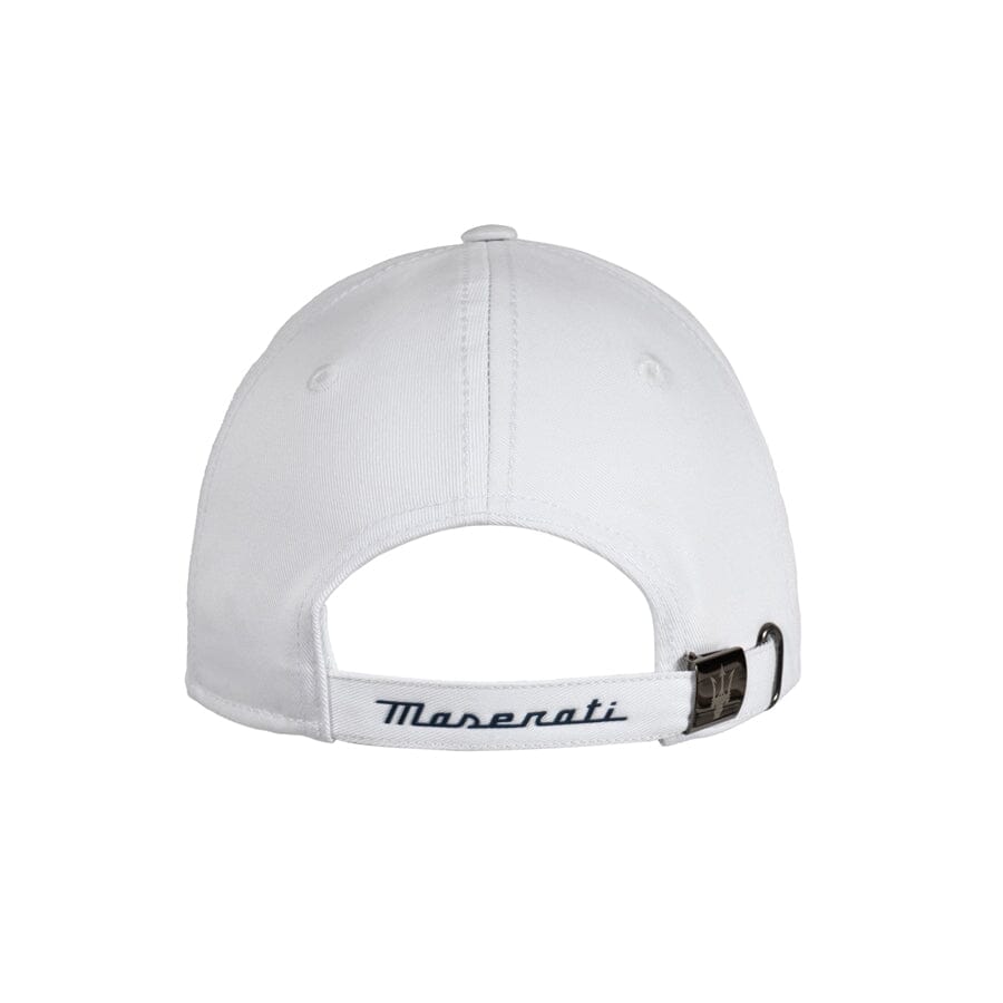 Maserati Trident Baseball Hat - White/Blue Hats Maserati 
