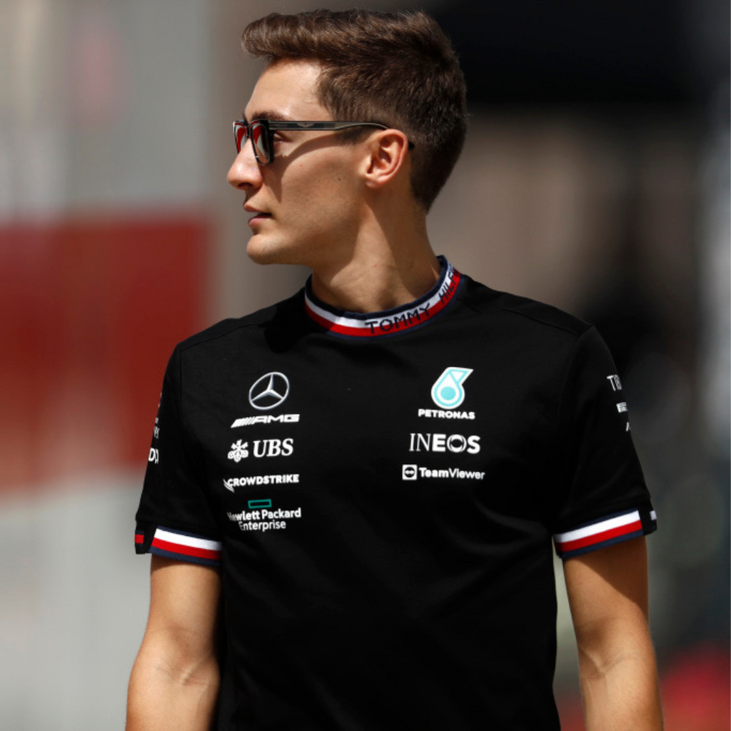 Mercedes AMG Petronas F1 2023 Men's Team Button Down Shirt – CMC  Motorsports®