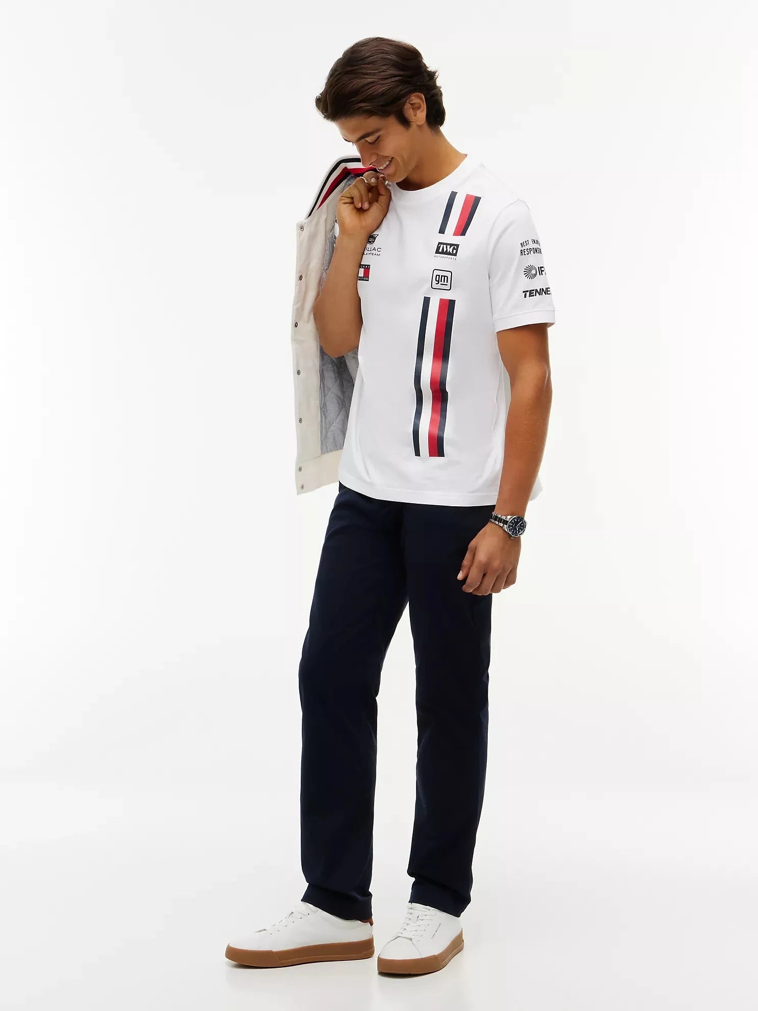 Cadillac F1 Racing 2026 Special Edition Silverstone GP Team T-Shirt - White T-shirts Cadillac F1 