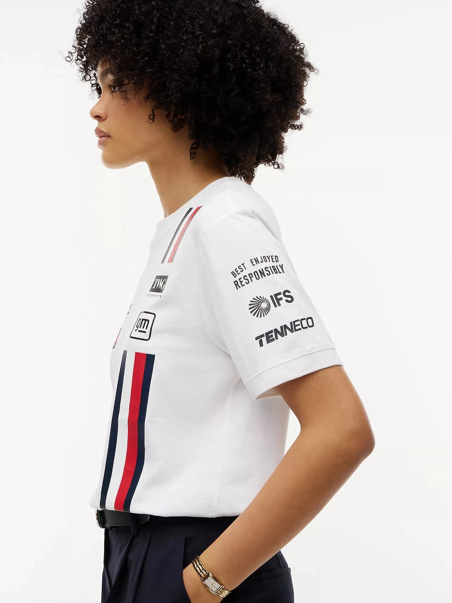 Cadillac F1 Racing 2026 Special Edition Silverstone GP Team T-Shirt - White T-shirts Cadillac F1 