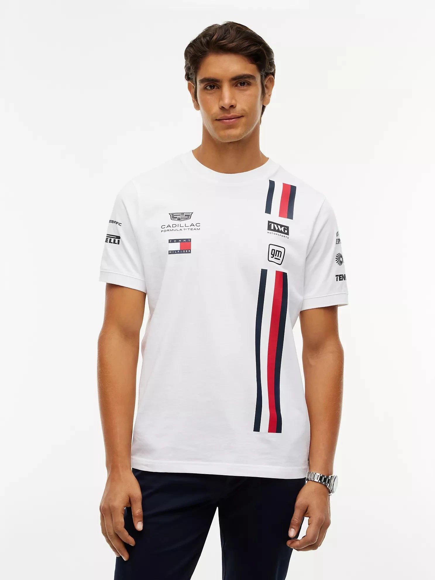 Cadillac F1 Racing 2026 Special Edition Silverstone GP Team T-Shirt - White T-shirts Cadillac F1 