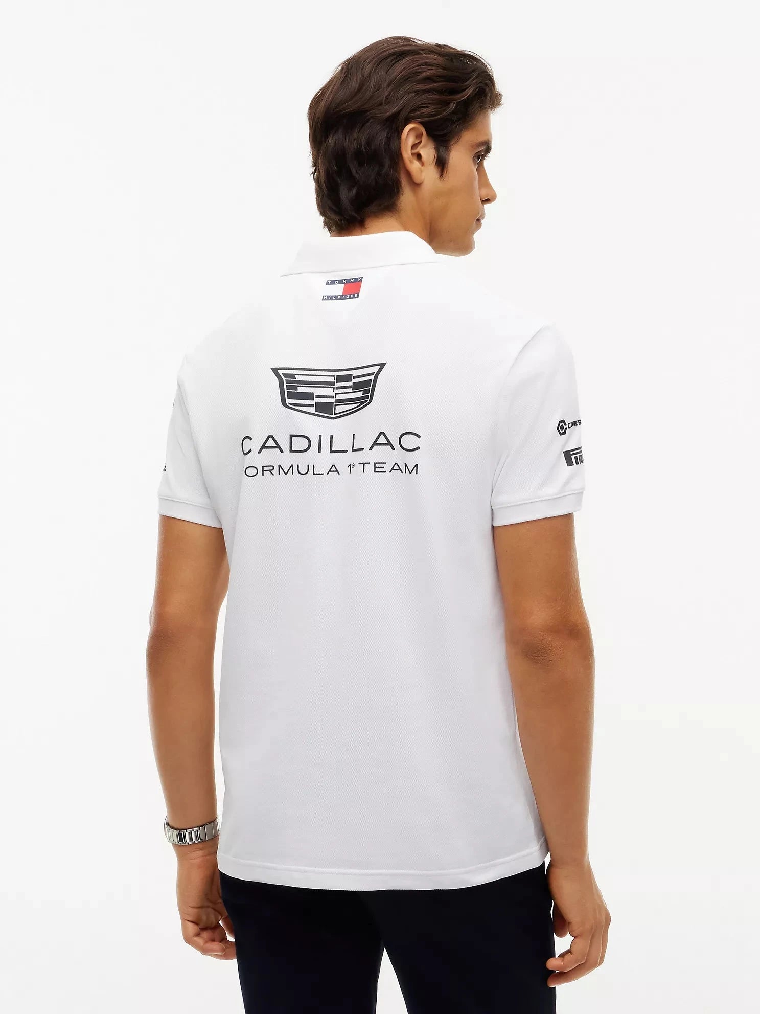 Cadillac F1 Racing 2026 Special Edition Silverstone GP Team Polo Shirt - White Polos Cadillac F1 