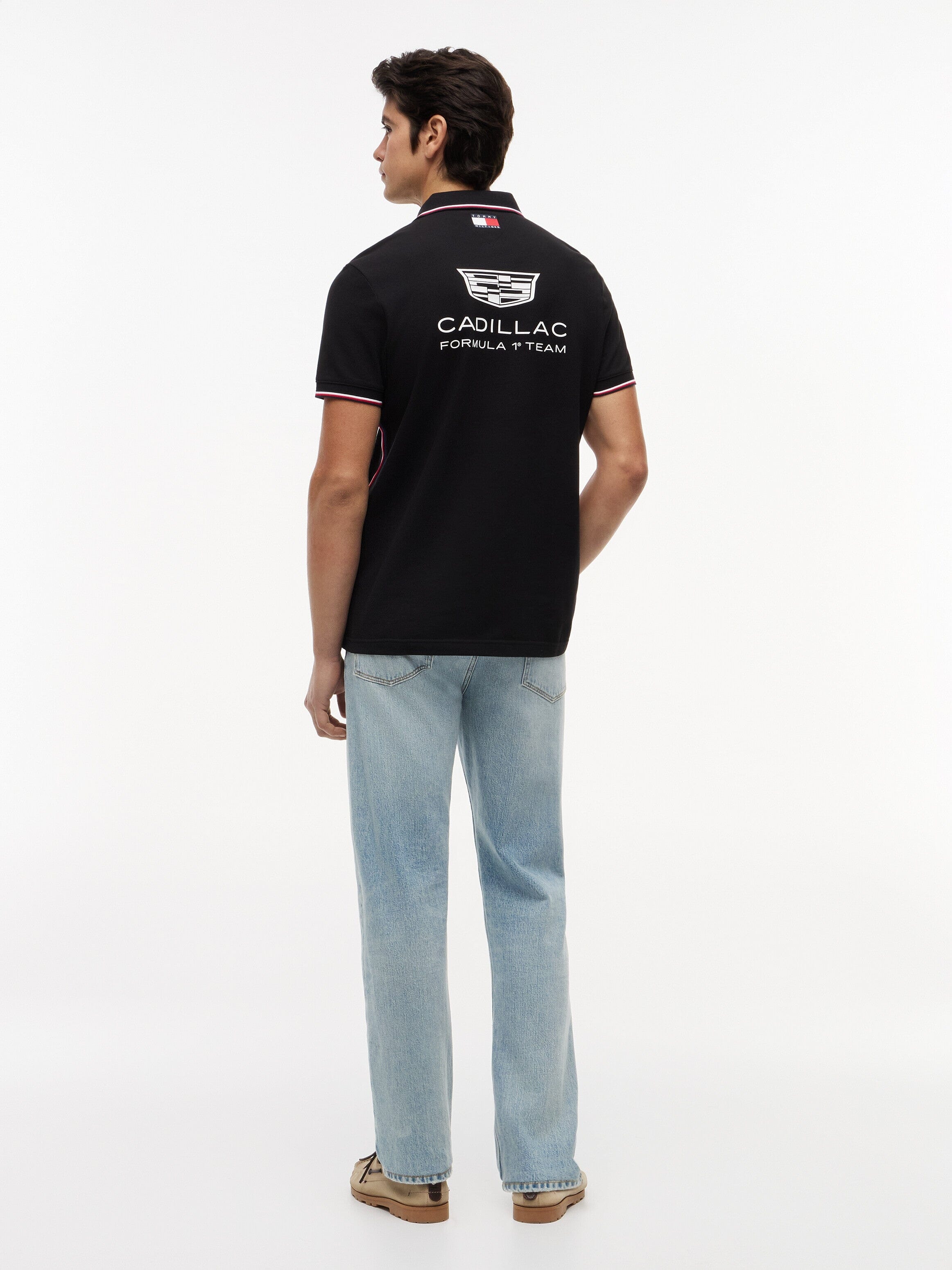 Cadillac F1 2026 Team Polo Shirt - Black/White Polos Cadillac F1 