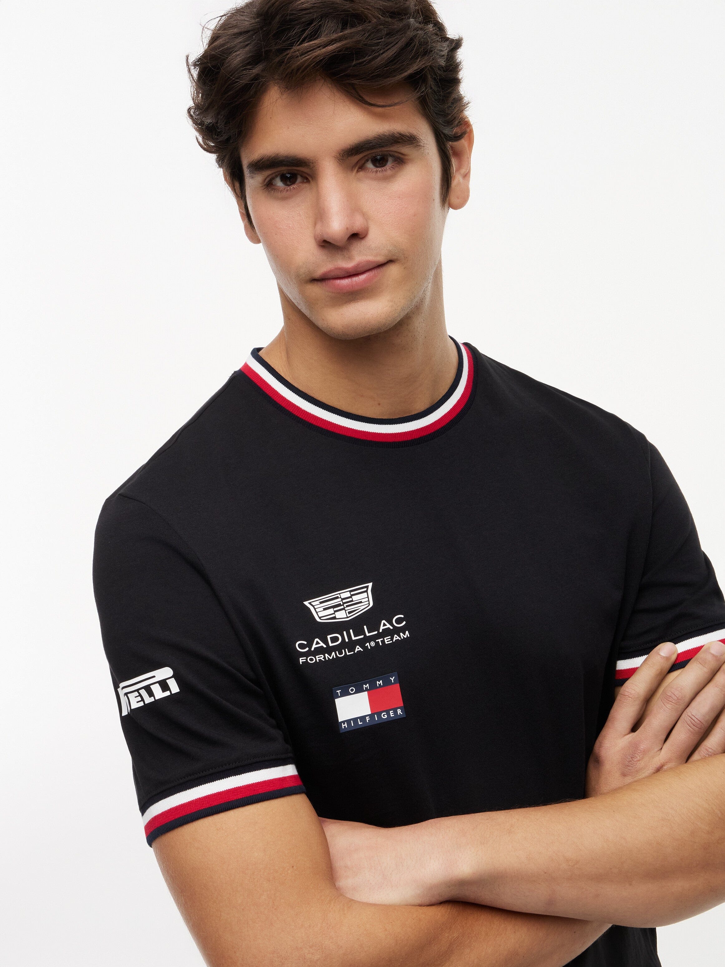 Cadillac F1 2026 Team T-Shirt - Black/White T-shirts Cadillac F1 
