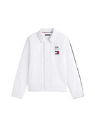 Cadillac F1 Chevron Coach Jacket - White Jackets Cadillac F1 