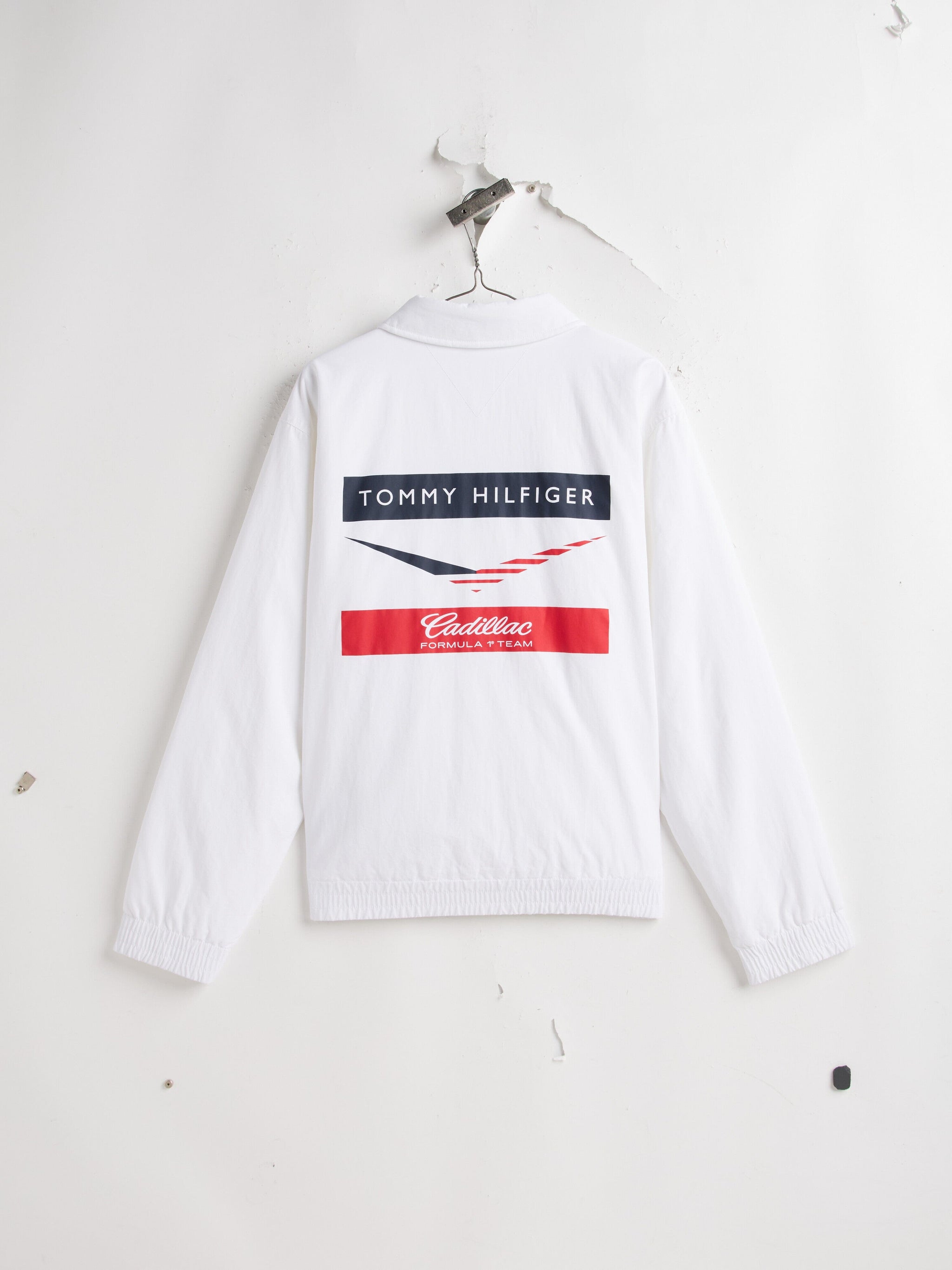 Cadillac F1 Racing Chevron Coach Jacket - White – CMC Motorsports®