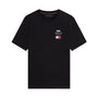 Cadillac F1 Small Logo T-Shirt - Black/White T-shirts Cadillac F1 XXS Black 