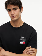 Cadillac F1 Small Logo T-Shirt - Black/White T-shirts Cadillac F1 