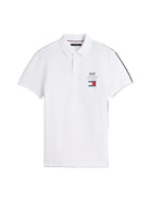 Cadillac F1 Small Logo Polo Shirt - Black/White Polos Cadillac F1 XXS White 