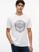Cadillac F1 Tire Graphic T-Shirt - White T-shirts Cadillac F1 