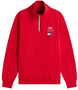 Cadillac F1 Racing 1/2 Zip Sweatshirt - Red Sweaters Cadillac F1 