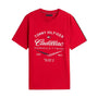 Cadillac F1 Racing Varsity Graphic T-Shirt - Red T-shirts Cadillac F1 