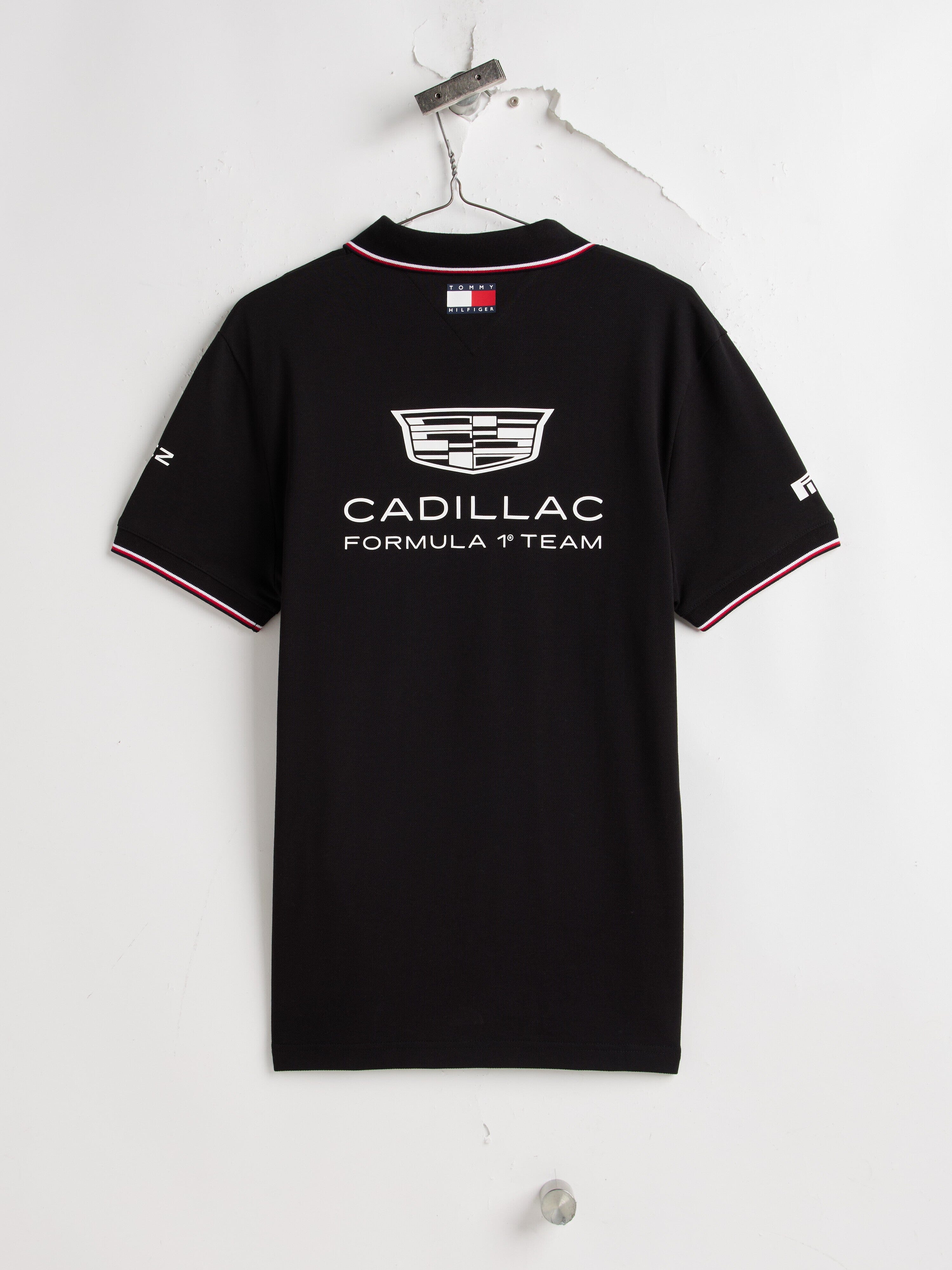 Cadillac F1 Racing 2026 Sergio "Checo" Perez Team Polo Shirt - Black/White Polos Cadillac F1 