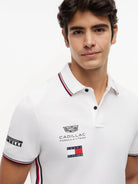 Cadillac F1 Racing 2026 Sergio "Checo" Perez Team Polo Shirt - Black/White Polos Cadillac F1 