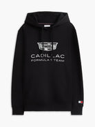 Cadillac F1 Racing Shield Hoodie - Black/White Hoodies Cadillac F1 XXS Black 