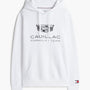 Cadillac F1 Racing Shield Hoodie - Black/White Hoodies Cadillac F1 XXS White 