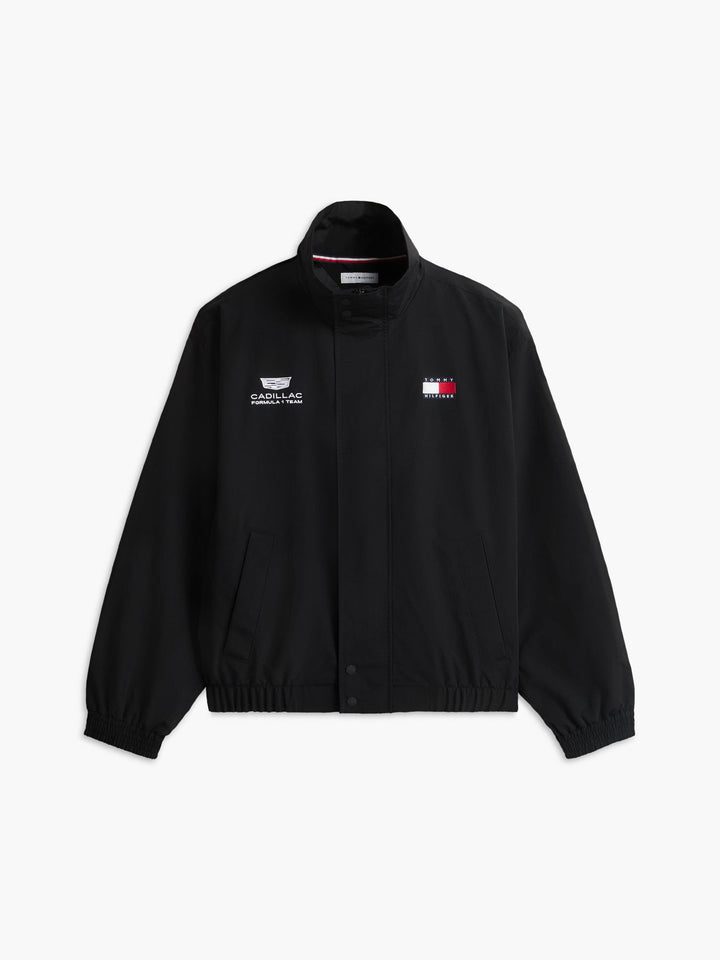 Cadillac F1 Racing Graphic Flag Jacket - Black Jackets Cadillac F1 