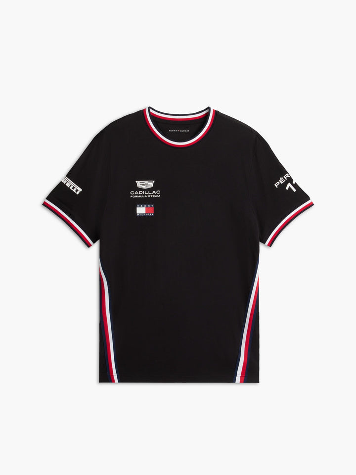 Cadillac F1 Racing 2026 Sergio "Checo" Perez Team T-Shirt - Black T-Shirts Cadillac F1 