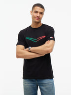 Cadillac F1 Racing Chevron Mexico T-Shirt - White/Black T-shirts Cadillac F1 