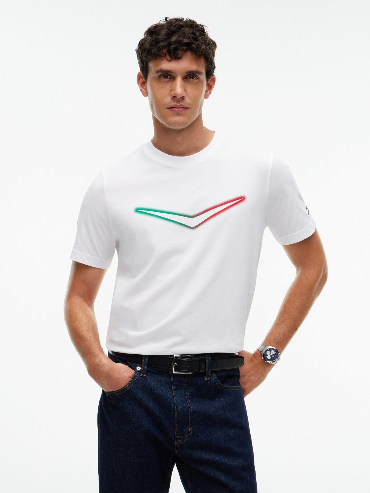 Cadillac F1 Racing Chevron Mexico T-Shirt - White T-shirts Cadillac F1 