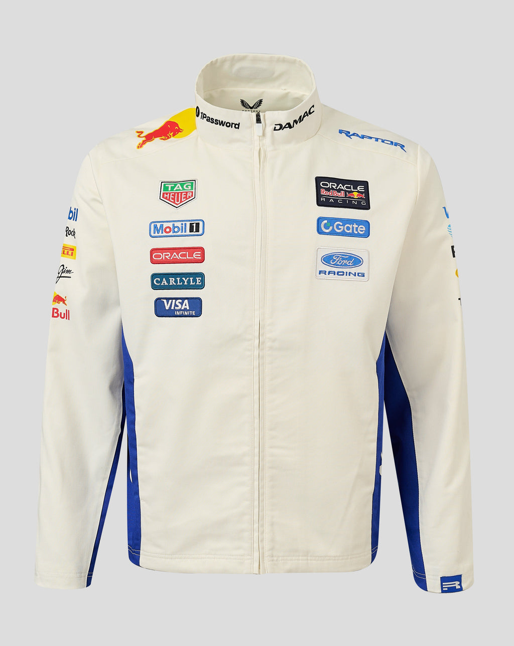 Red Bull Racing F1 2026 SE Austin GP Team Softshell Jacket - Egret Jackets Red Bull Racing 