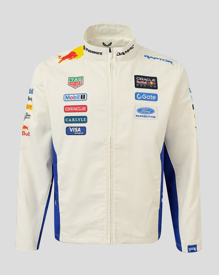 Red Bull Racing F1 2026 SE Austin GP Team Softshell Jacket - Egret Jackets Red Bull Racing 