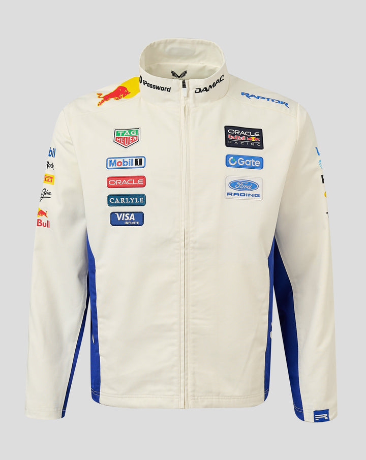 Red Bull Racing F1 2026 SE Austin GP Team Softshell Jacket - Egret Jackets Red Bull Racing 