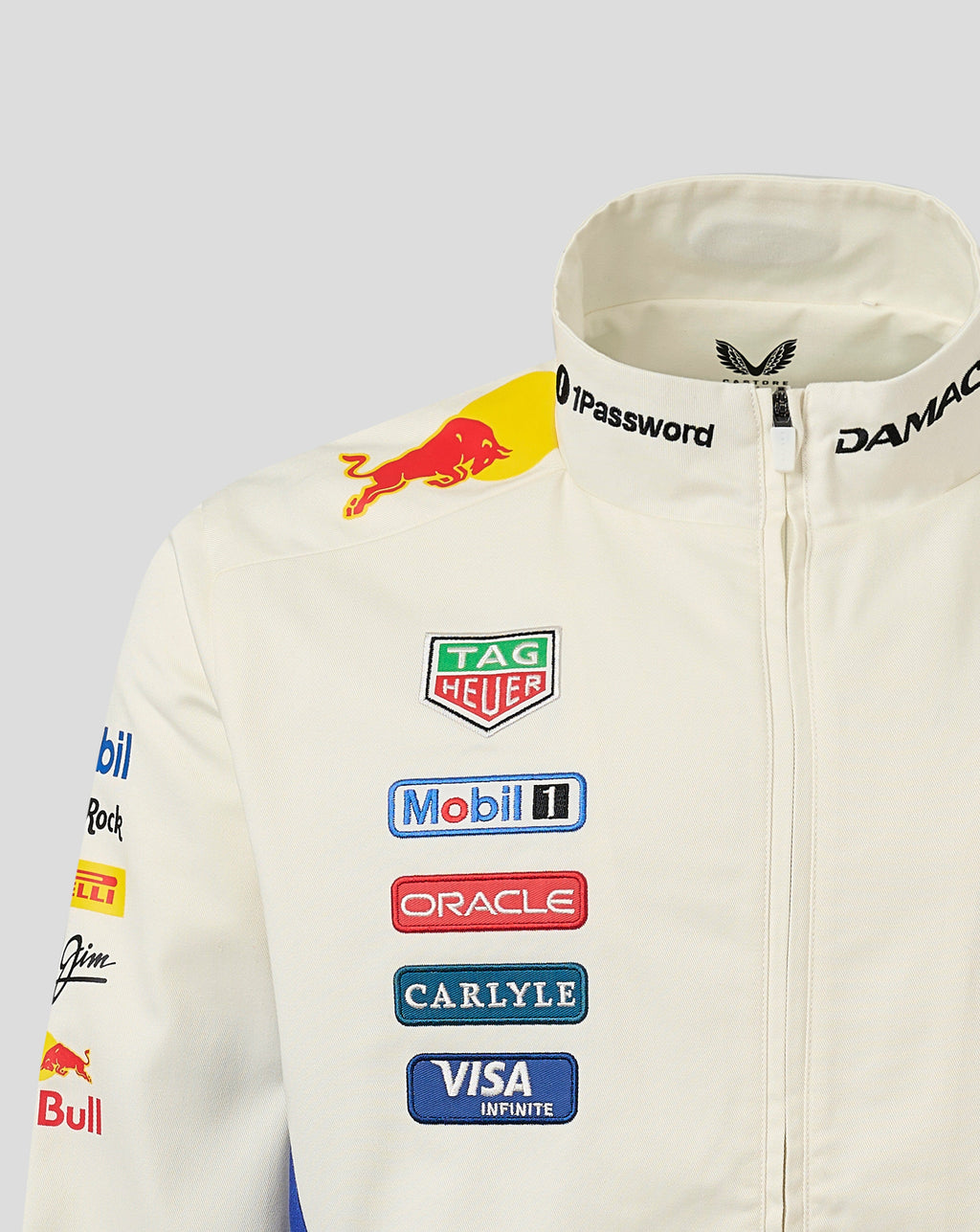 Red Bull Racing F1 2026 SE Austin GP Team Softshell Jacket - Egret Jackets Red Bull Racing 