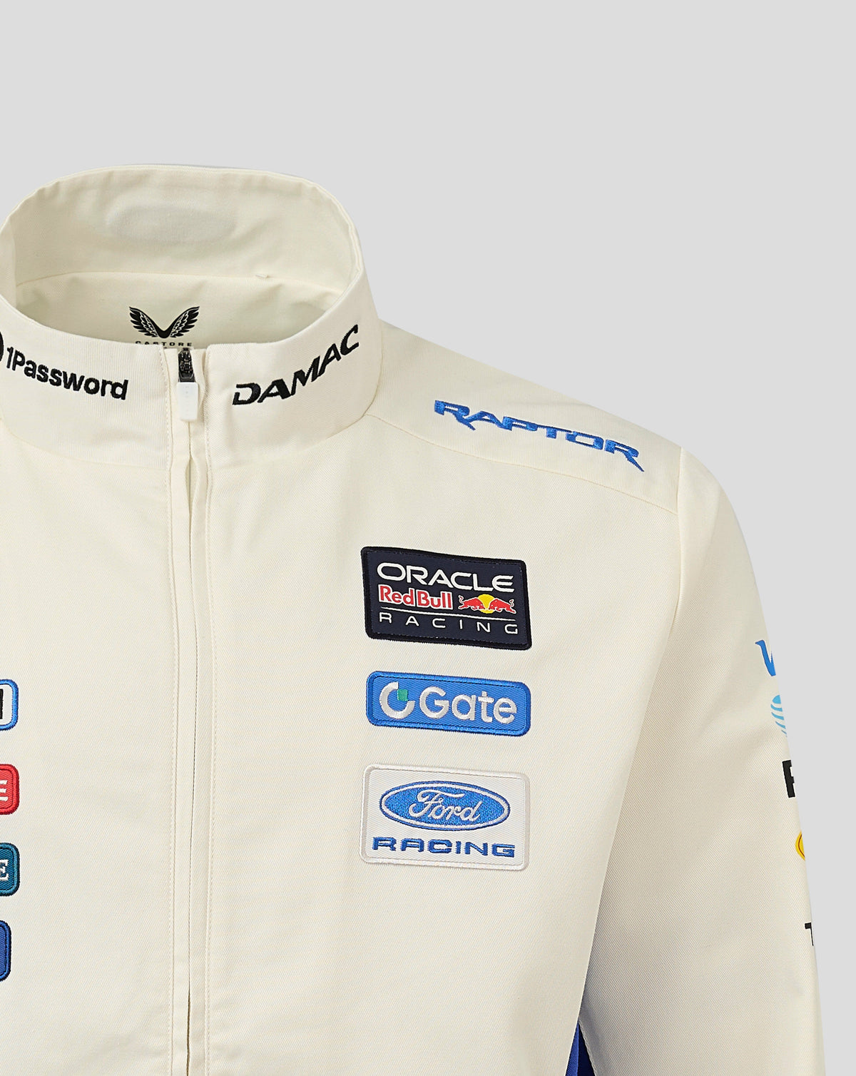 Red Bull Racing F1 2026 SE Austin GP Team Softshell Jacket - Egret Jackets Red Bull Racing 