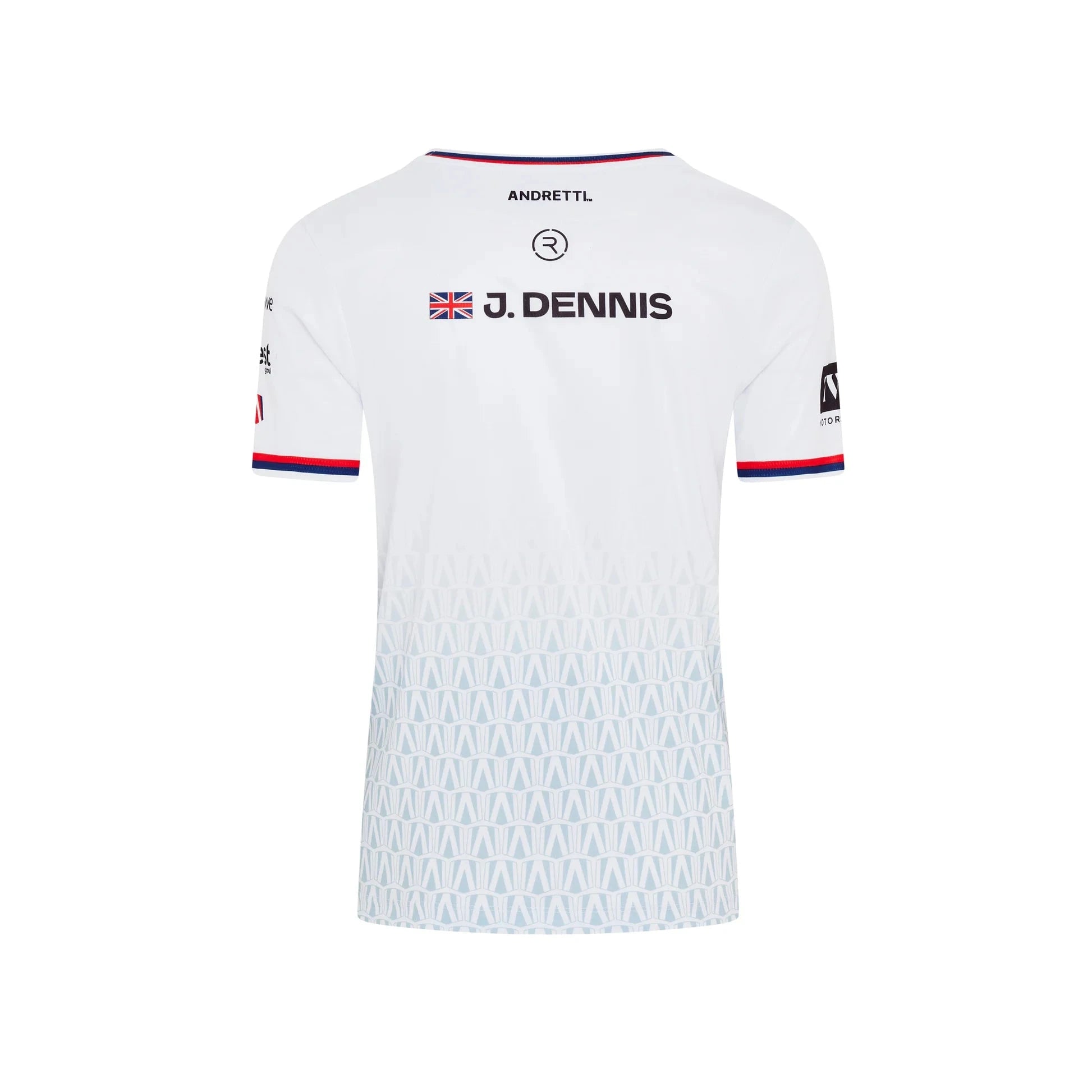 Andretti Formula E S12 x Reflo Team Jake Dennis T-Shirt - White T-shirts Andretti Formula E 