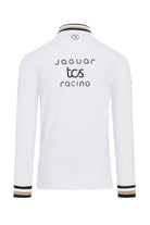 Jaguar Formula E S12 x Reflo Men's Replica Long Sleeve Polo Shirt - White Polos Jaguar Formula E 