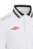 Jaguar Formula E S12 x Reflo Men's Replica Long Sleeve Polo Shirt - White Polos Jaguar Formula E 