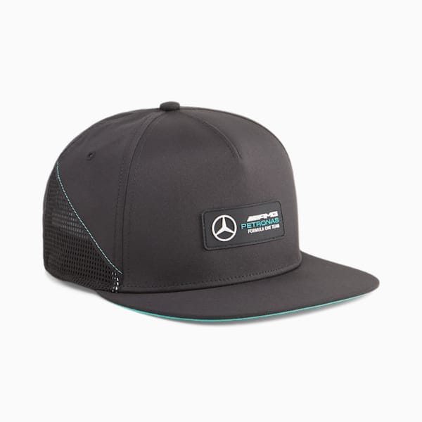 Mercedes Benz AMG Petronas F1 Puma Motorsport Flat Brim Hat - Black Hats Mercedes AMG Petronas 