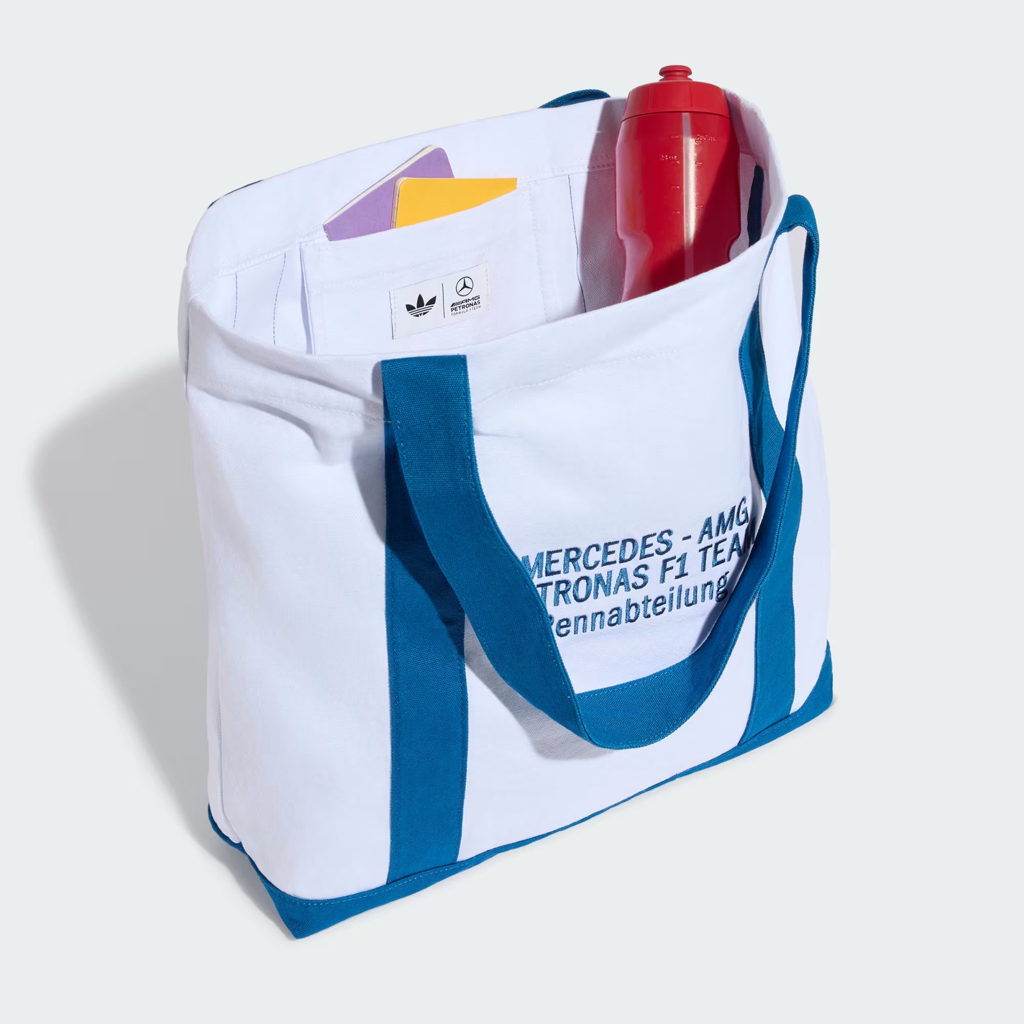 Mercedes - AMG Petronas F1 Special Edition Silverstone Blue Wonder Tote Bag - White Bags Mercedes AMG Petronas 