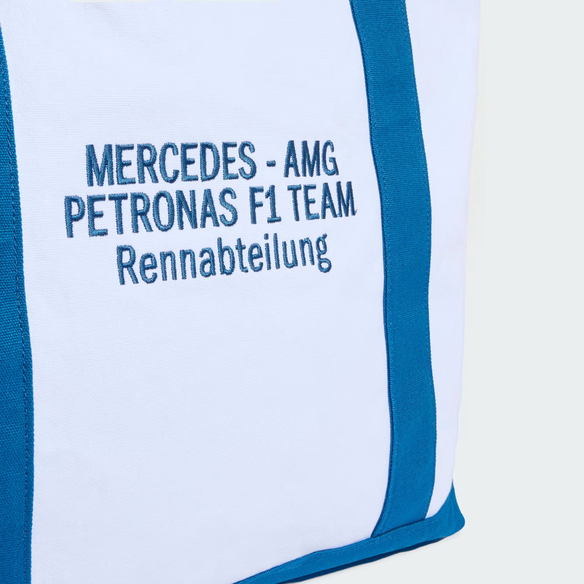 Mercedes - AMG Petronas F1 Special Edition Silverstone Blue Wonder Tote Bag - White Bags Mercedes AMG Petronas 