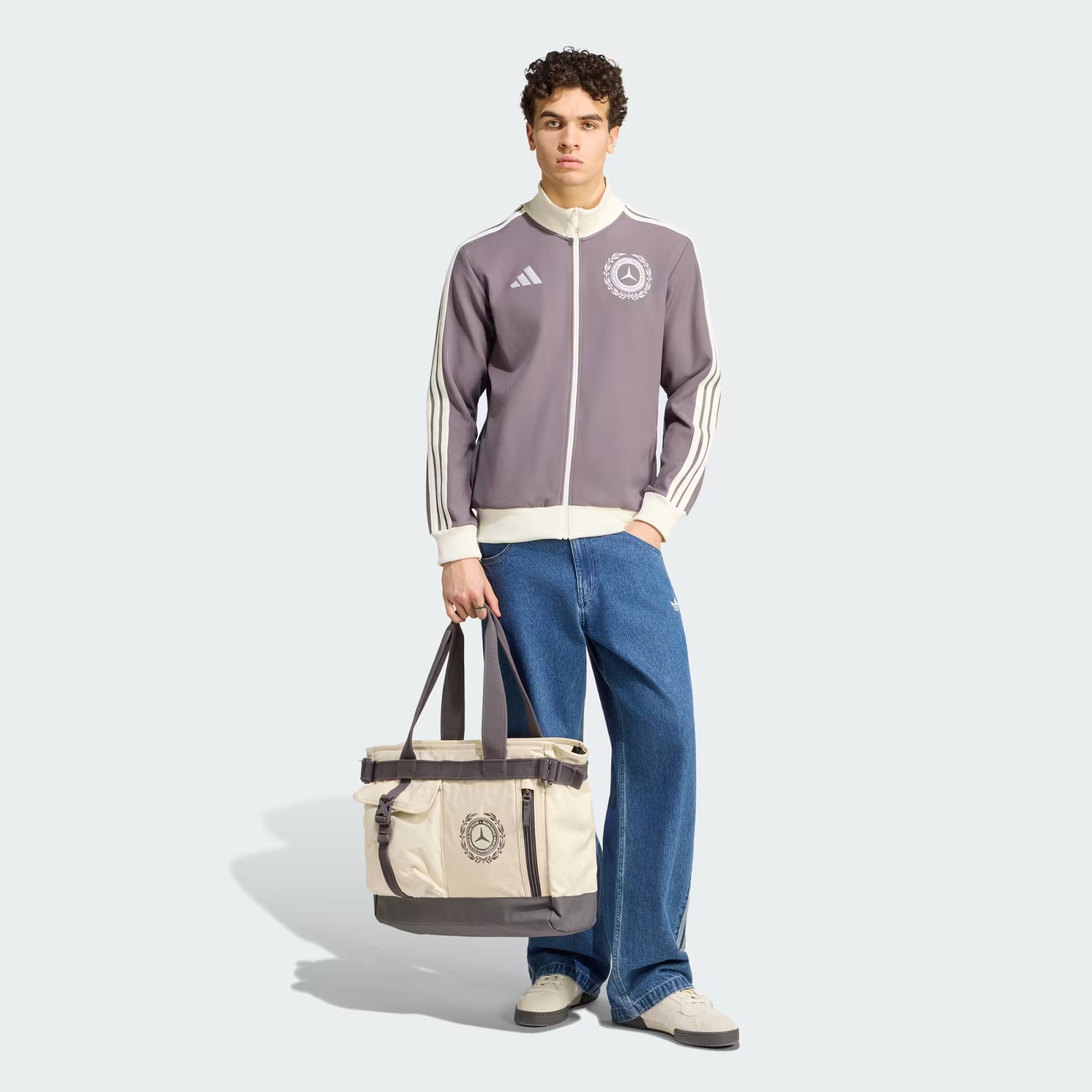 Mercedes - AMG Petronas F1 Men's Silver Arrows Icon Track Jacket - Granite Jackets Mercedes AMG Petronas 