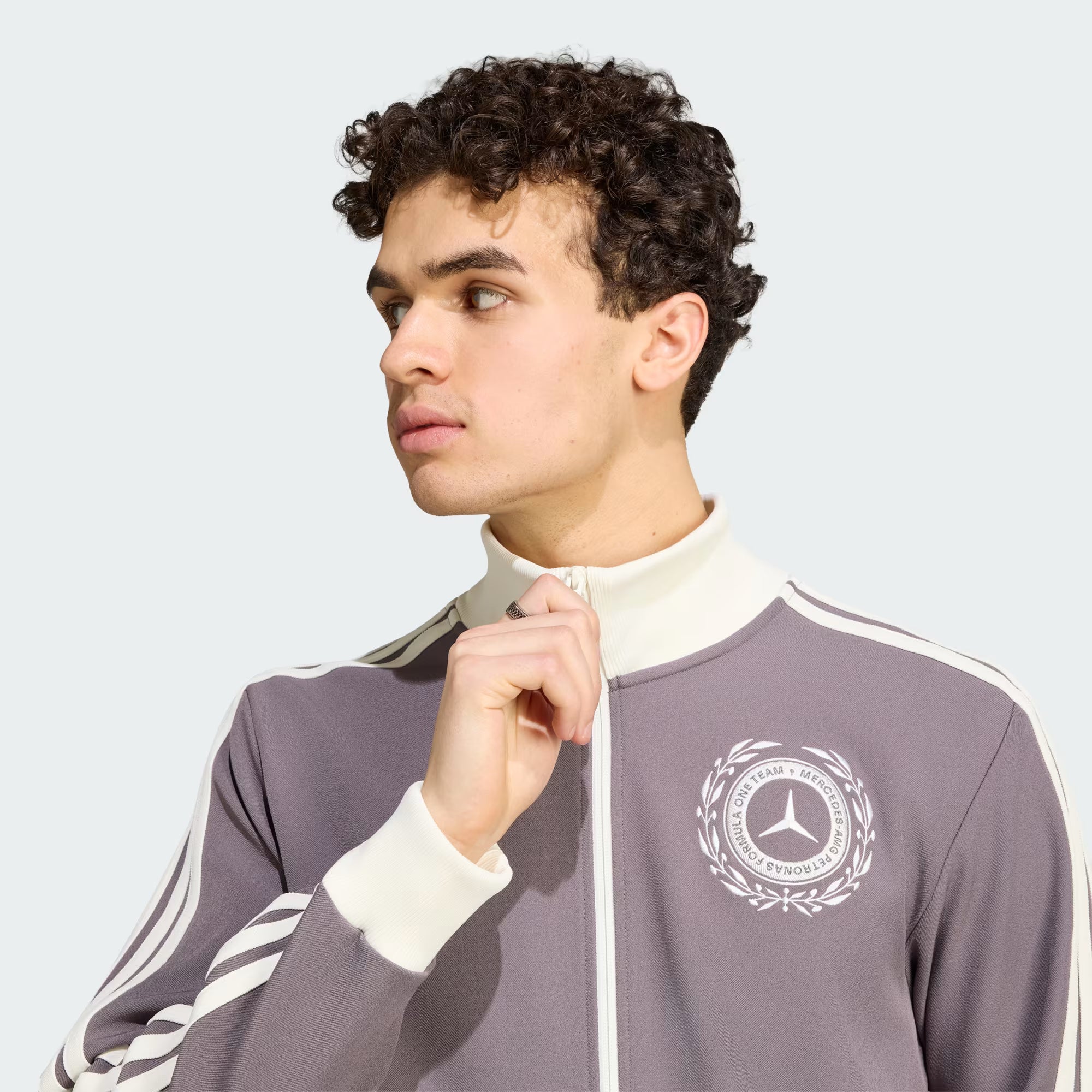 Mercedes - AMG Petronas F1 Men's Silver Arrows Icon Track Jacket - Granite Jackets Mercedes AMG Petronas 
