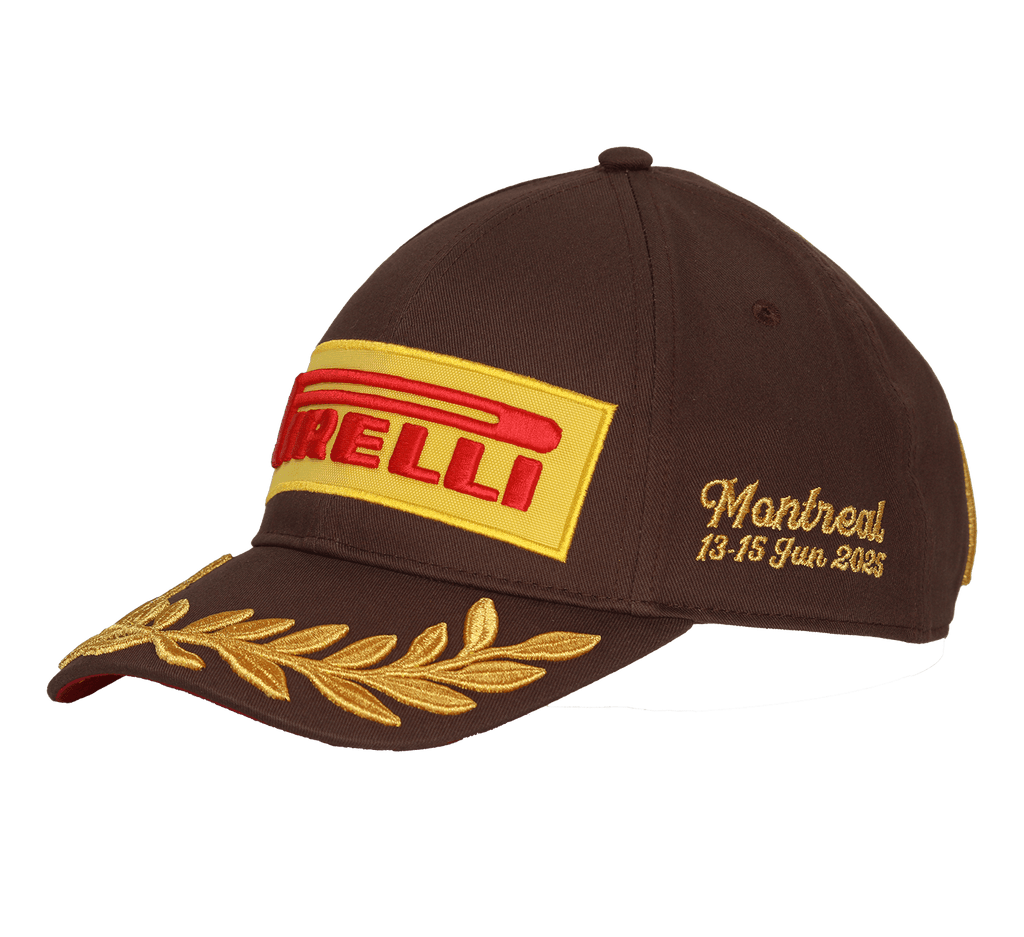 Pirelli Podium Special Edition Montreal Canada GP 1st Place Hat - Brown Hats Pirelli 