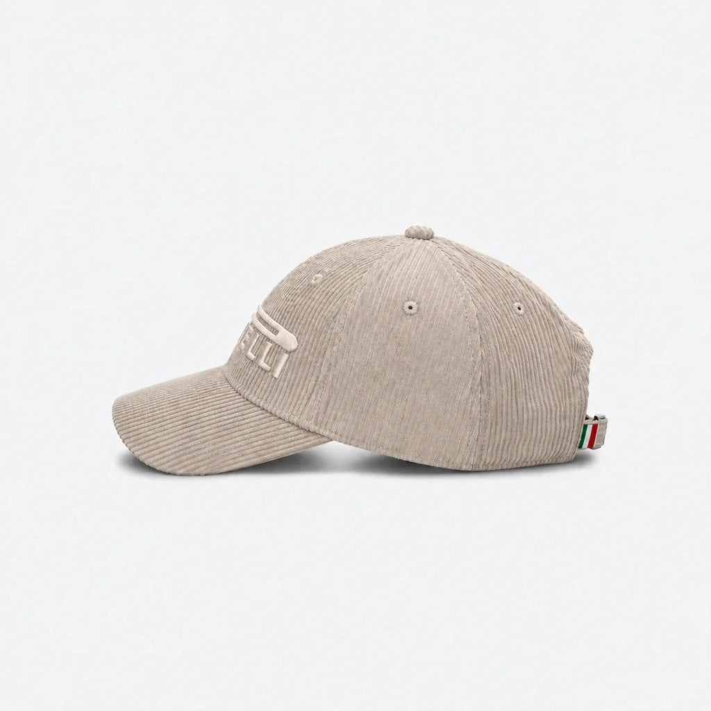 Pirelli Podium SE Corduroy Hat - Navy/Beige Hats Pirelli 