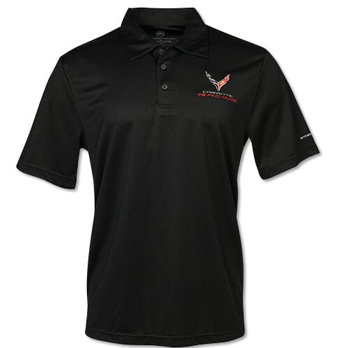 Corvette Racing Apollo Polo Shirt - Black Polos Corvette 