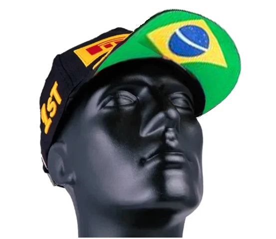 Pirelli Podium Flag Hat - USA/Brazil/Japan/Italy/Canada/England/France Hats Pirelli Brazil 